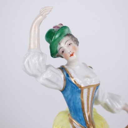 Coppia di Statuine Manifattura di Meissen