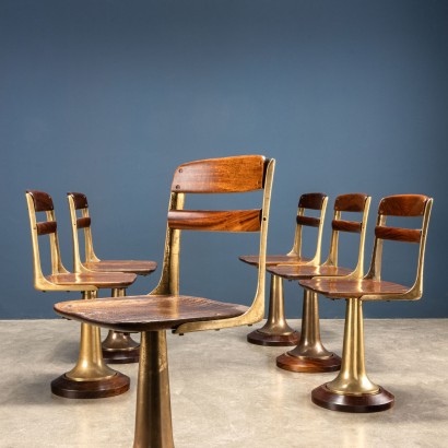 Conjunto de sillas de los años 50