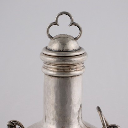 antigüedades, objetos, objetos antiguos, objetos antiguos, objetos antiguos italianos, objetos antiguos, objetos neoclásicos, objetos del siglo XIX, Silver Flask De Vecchi Gabriele M