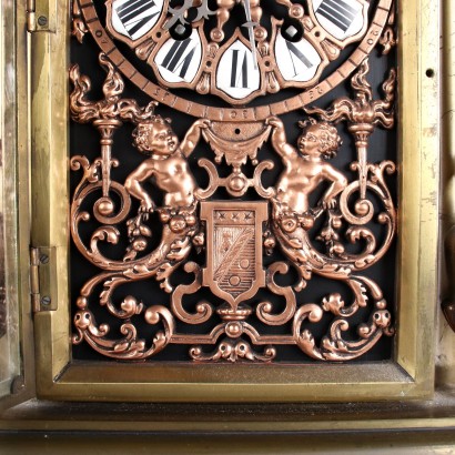 antiguo, reloj, reloj antiguo, reloj antiguo, reloj italiano antiguo, reloj antiguo, reloj neoclásico, reloj del siglo XIX, reloj de pie, reloj de pared, Reloj tríptico