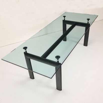 modernariato, modernariato di design, tavolo, tavolo modernariato, tavolo di modernariato, tavolo italiano, tavolo vintage, tavolo anni '60, tavolo design anni 60,Tavolo nello stile di Le Corbusier