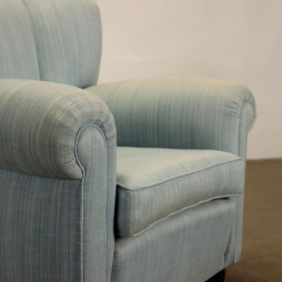 Pair of Armchairs Fabric Italy 1940s-1950s