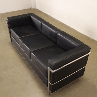 Sofa Kunstleder Italien 2000er