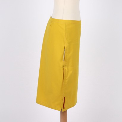 Prada Skirt Polyester Size 12 Italy