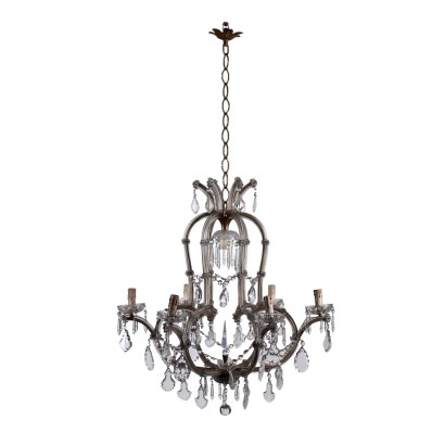 Maria Theresa Style Chandelier Glass Italy XX Century