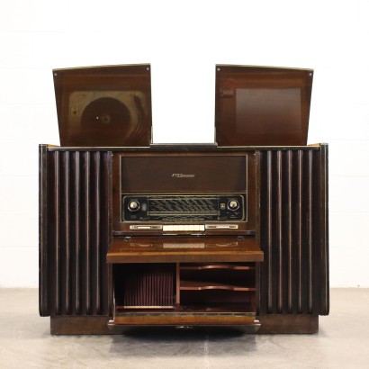 Grundig Radio Furniture Wood Germany 1950s