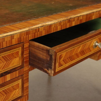 Neoclassical Style Desk Rosewood Italy XX Century