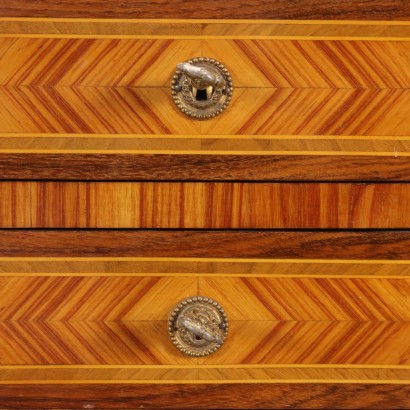 Neoclassical Style Desk Rosewood Italy XX Century