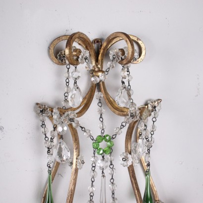 Pair of Appliques Glass Italy XX Century