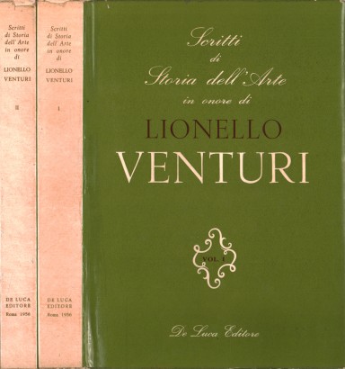 Scritti di storia dell'arte in onore di Lionello Venturi (2 Volumi)