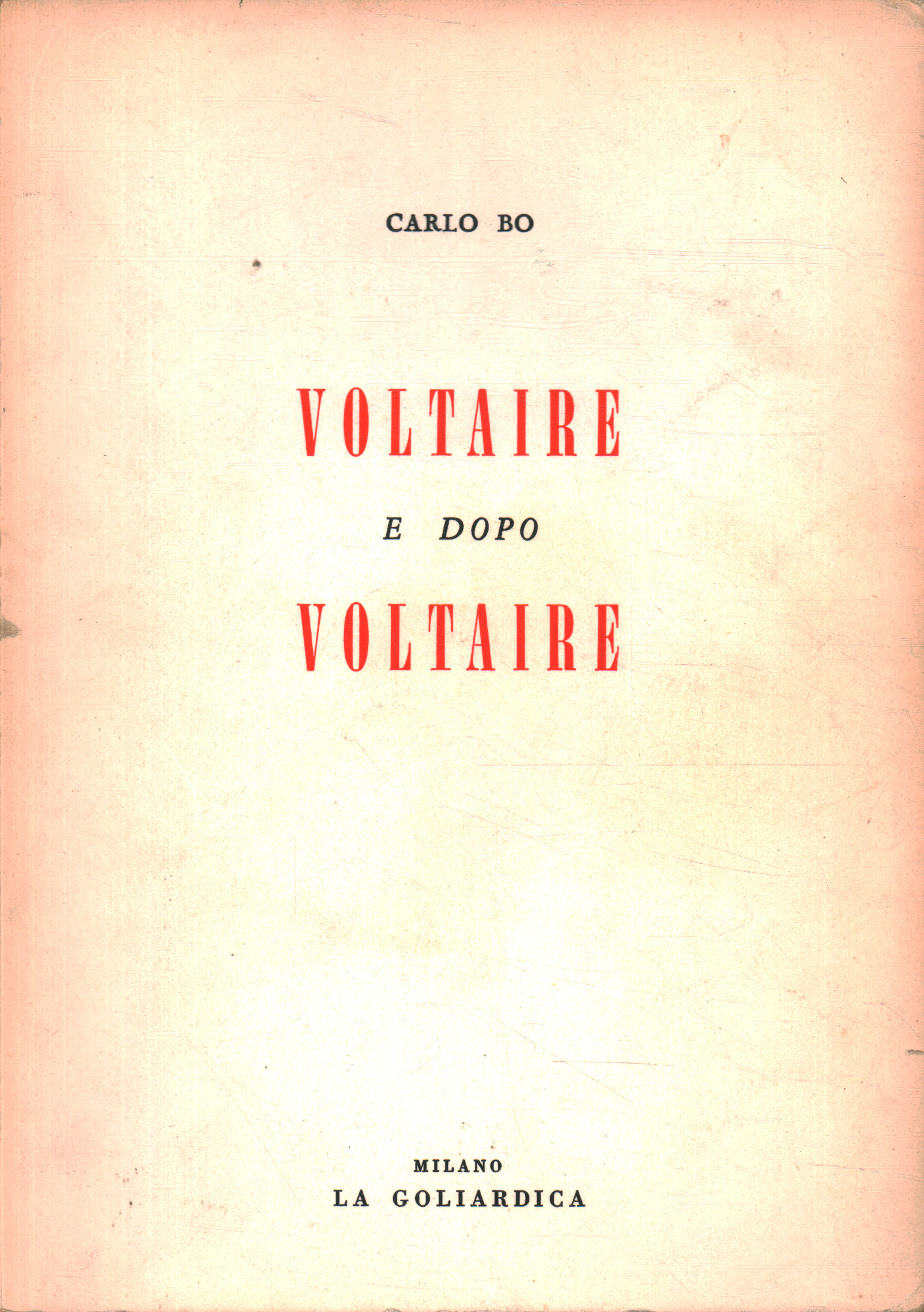Voltaire und nach Voltaire