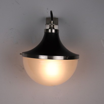 Pair of Artemide PI Lamps Aluminium Italy 1960s