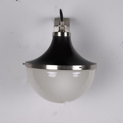 Pair of Artemide PI Lamps Aluminium Italy 1960s