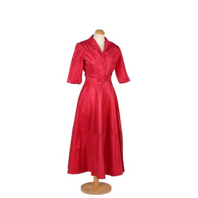Vintage Kleid Seide Italien 1950er-1960er