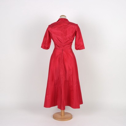 Robe et Boléro Vintage Soie Taille S Italie Années 1950-1960