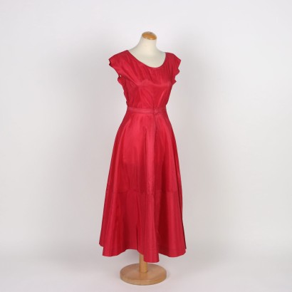 Vintage Kleid Seide Italien 1950er-1960er
