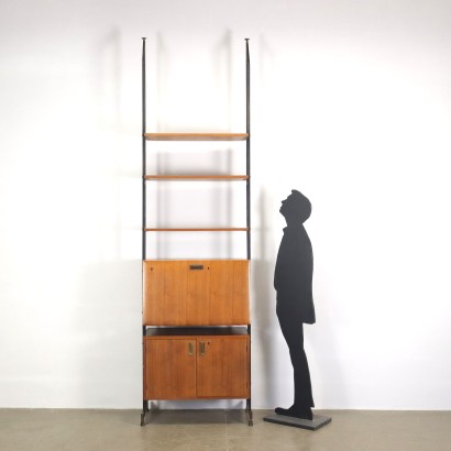 Ceiling Bookcase Teak Italy 1950s-1960s