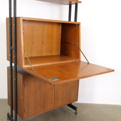 Ceiling Bookcase Teak Italy 1950s-1960s