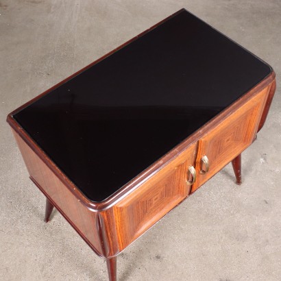 Pair of Bedside Tables Rosewood Italy 1950s-1960s