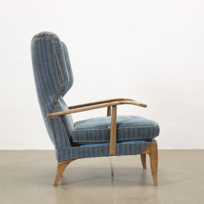 Reclining Armchair Beech Italy 1950s