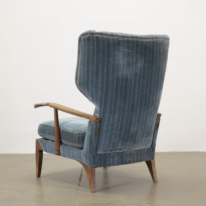 Reclining Armchair Beech Italy 1950s