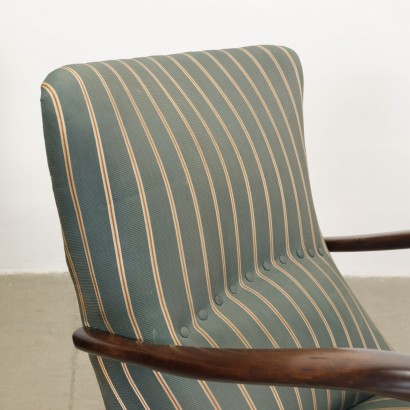 Pair of Armchairs Fabric Italy 1950s