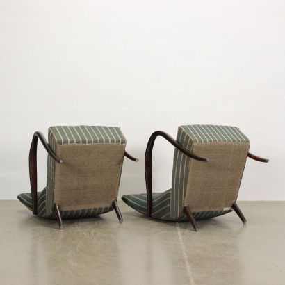 Pair of Armchairs Fabric Italy 1950s