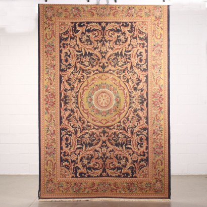 antigüedades, alfombras, alfombras antigüedades, alfombras antiguas, alfombras antiguas, alfombras neoclásicas, alfombras 900, Floral Mechanical Carpet - Italia