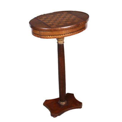 Table de jeu en bois antique