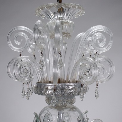 Lustre Verre Murano Italie XX Siècle