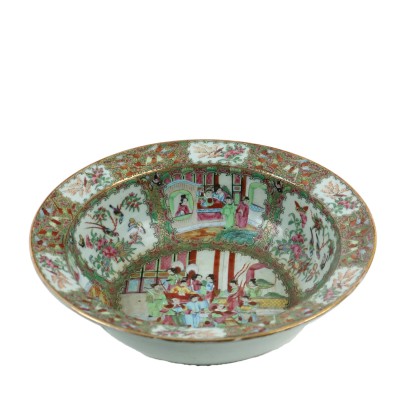 Bol Canton Céramique Chine 1860 Env.