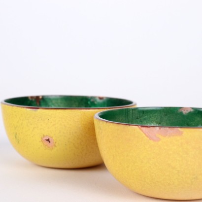 Paolo De Poli Bowls Group Copper Italy 1960s