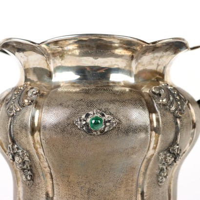 Silver Vase F. Saracchi Man Italy 1930s-1940s