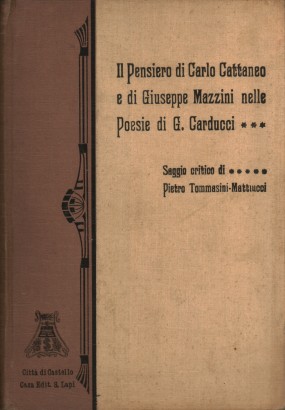 Il pensiero di C. Cattaneo e di G. Mazzini nelle poesie di Giosue Carducci