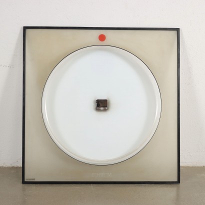 Morphos Clock by K. Delbanco Plastic Italy 1980s