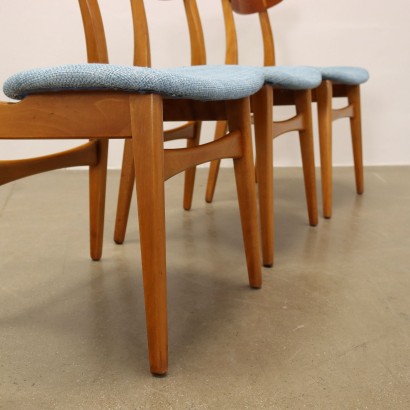 Group of 6 Carl Hansen and Son CH30 Chairs Teak Denmark 1950s-1960s