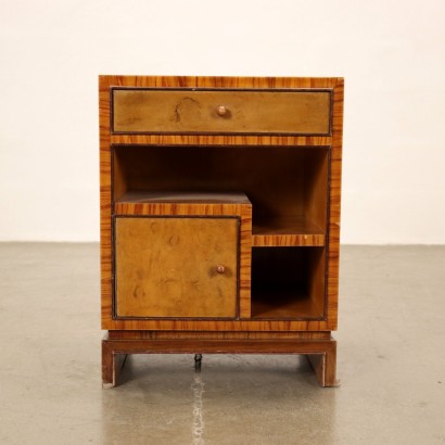 Pair of Art Decò Bedside Tables Rosewood Italy XX Century