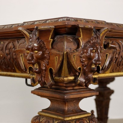 Desk Walnut Italy XX Century