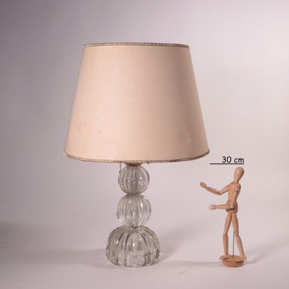 Lampe Man. Barovier Verre Italie Années 1940