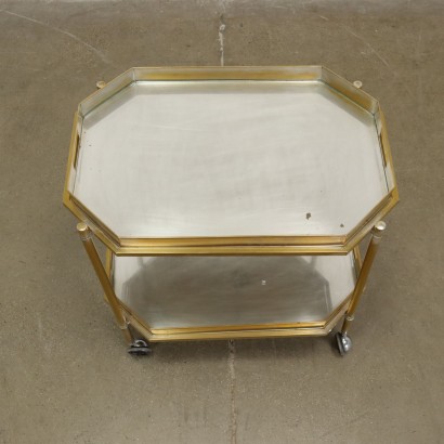 Service Trolley Brass Italy 1960s