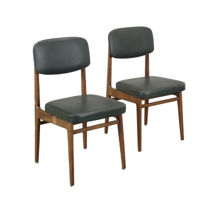 Pair of Chairs Anonima Castelli Beech Italy 1960s