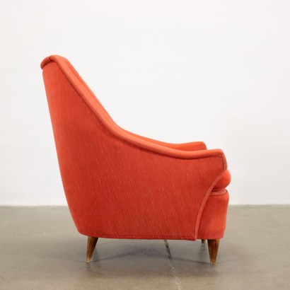 Fauteuil Tissu Italie Années 1950