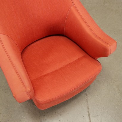 Fauteuil Tissu Italie Années 1950