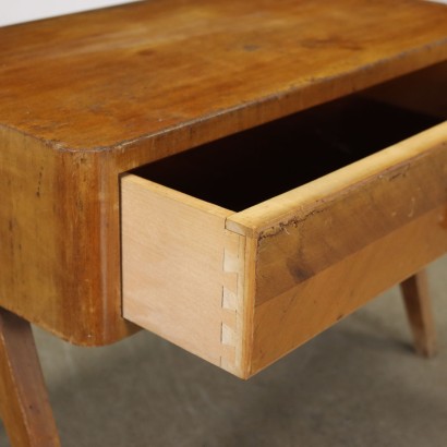 Pair of Bedside Tables Mahogany Italy 1950s