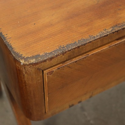 Pair of Bedside Tables Mahogany Italy 1950s