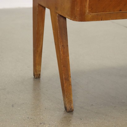 Pair of Bedside Tables Mahogany Italy 1950s