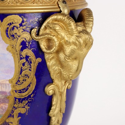 OGANOG0132740_909963 antiquariato, orologio, antiquariato orologio, orologio antico, orologio antico italiano, orologio di antiquariato, orologio neoclassico, orologio del 800, orologio a pendolo, orologio da parete,Trittico Orologio in Bronzo Dorato e P