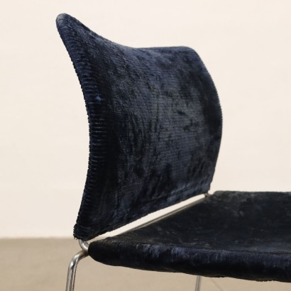 Simon Gavina Jano Chair Velvet Italy 1970s