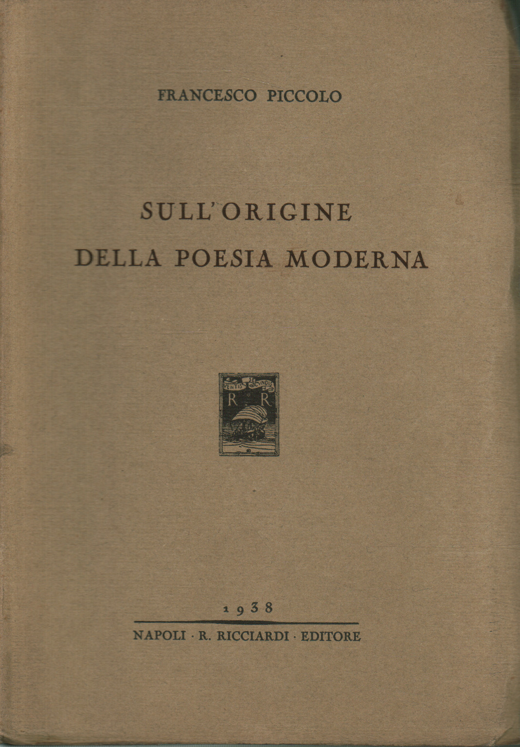 À l'origine de la poésie moderne