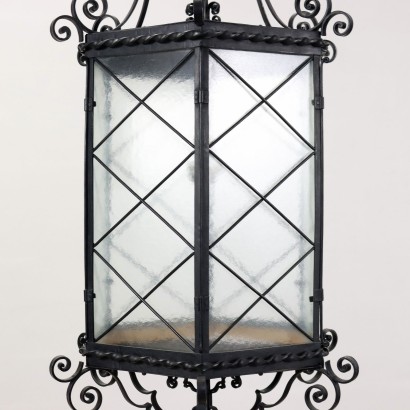 Lantern Wrought Iron Italy XX Century